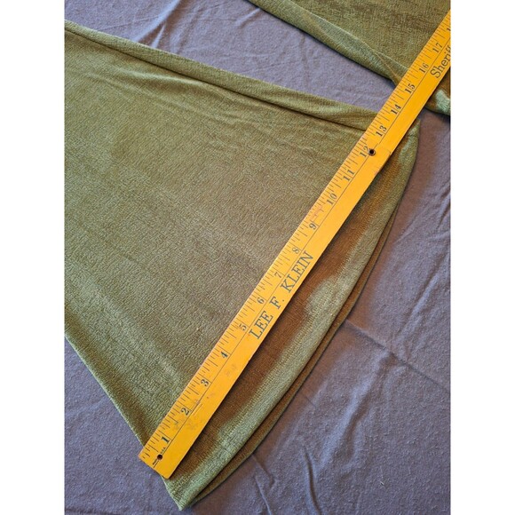 Princess Polly Green Flare Pants Womens Sz 4, Elastic Waist, Bell Bottoms - Picture 5 of 6